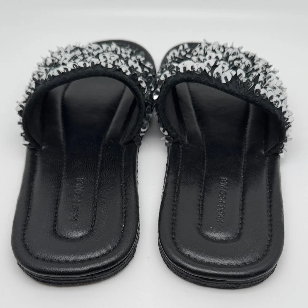 Free People Shipwreck Surf Slip on Embellished Slip-on Sandals Size 7.5 - NEW‎